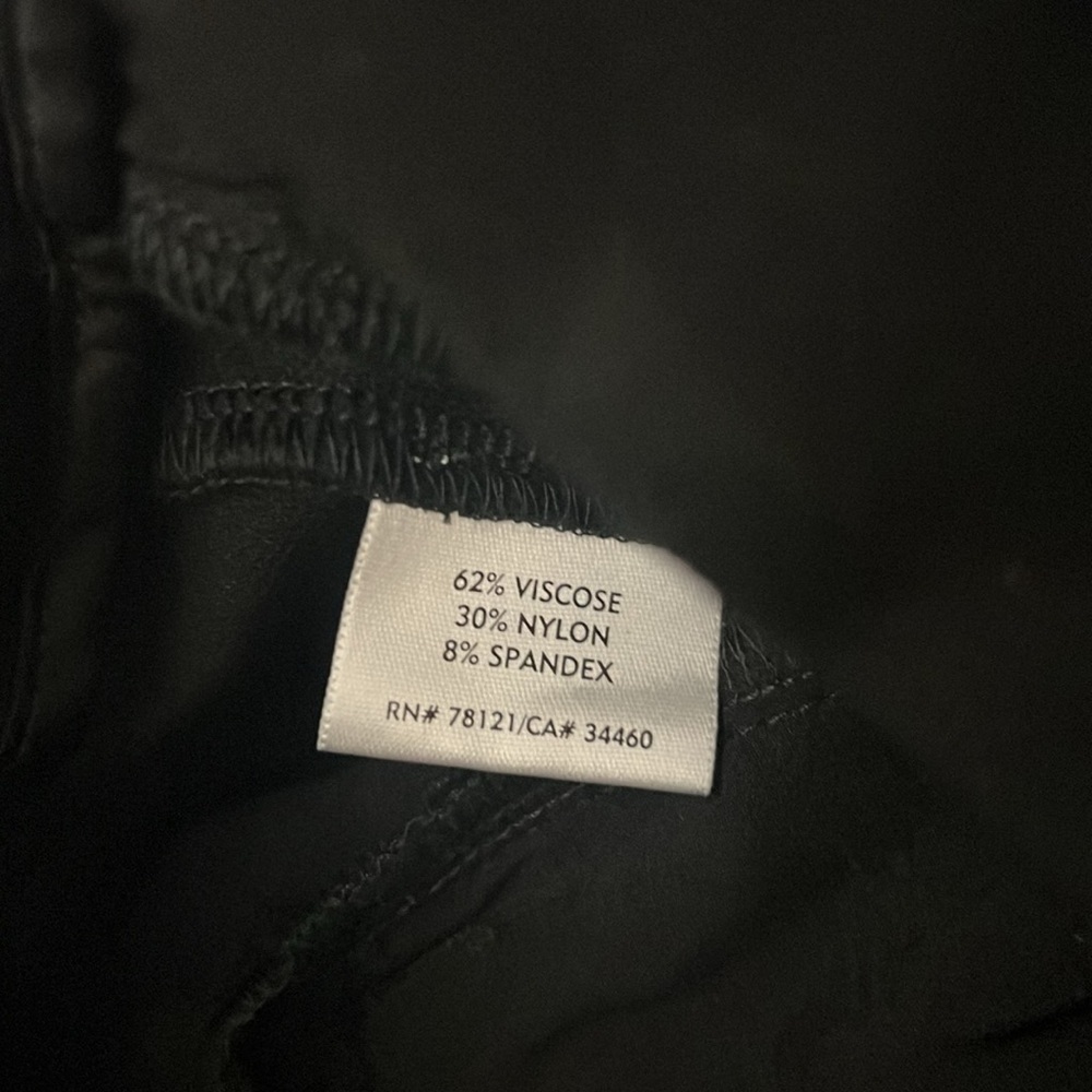 NWT Eileen Fisher Black Trousers - Picture 6 of 6